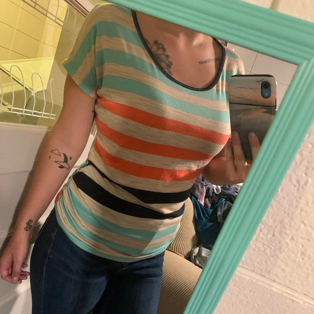 striped top